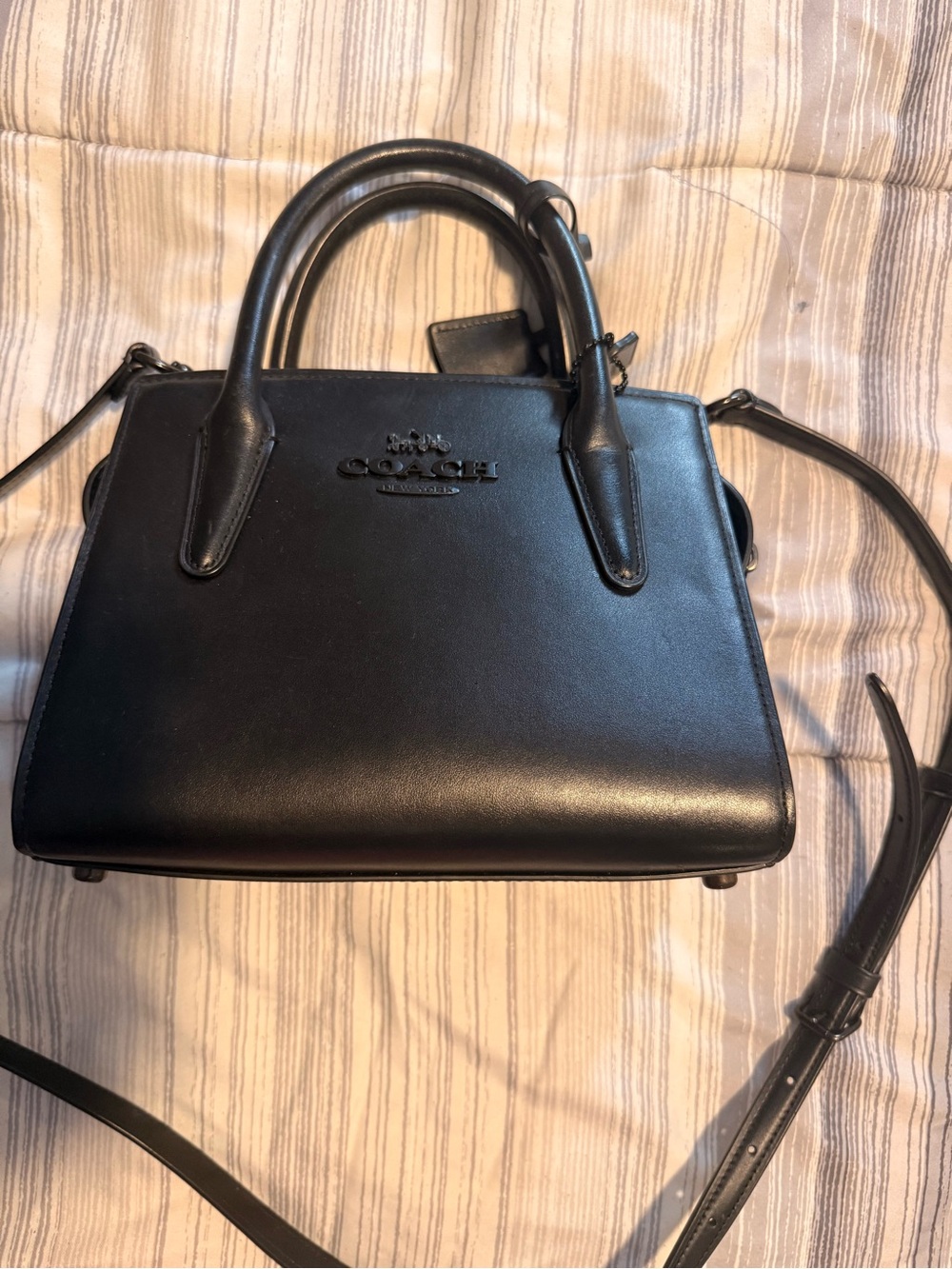Coach White and Black Price/Tag Label